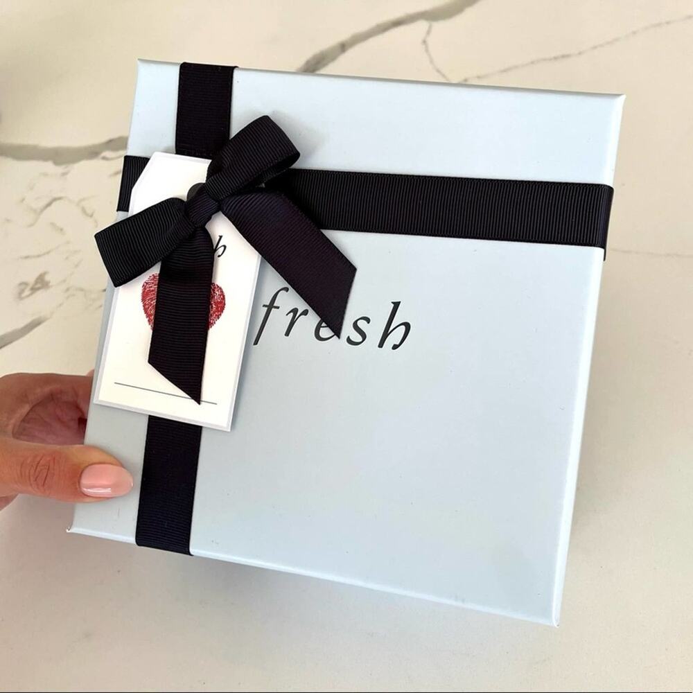 Fresh Gift Box With Ribbon